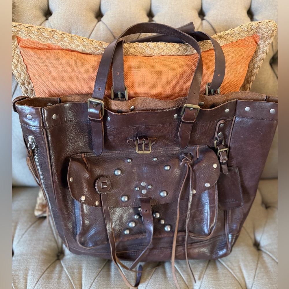 Ralph Lauren Brown Leather Crossbody/Shoulder Bag